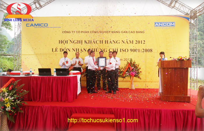 Lễ Đón Nhận Chứng Chỉ ISO 9001:2008 CAMICO Cao Bằng