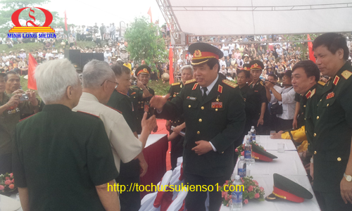 Đại tướng Phùng Quang Thanh về Mê Linh